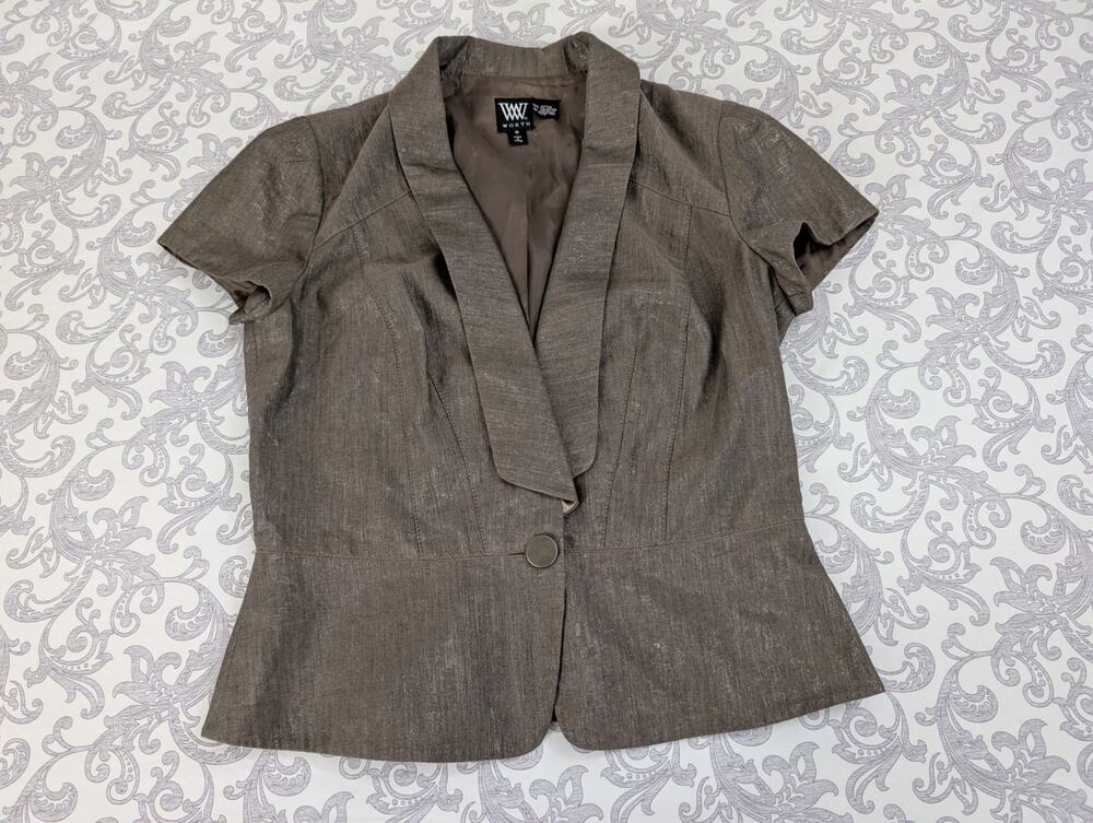 w worth vintage shimmer jacket